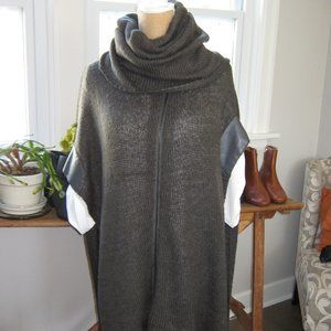 Grey Cynthia Rowley Knit Cape